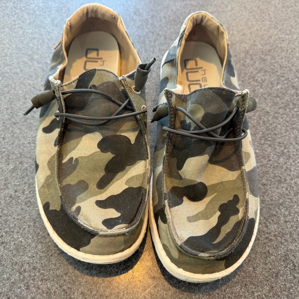 Hey Dude Camo Slip-On Shoes